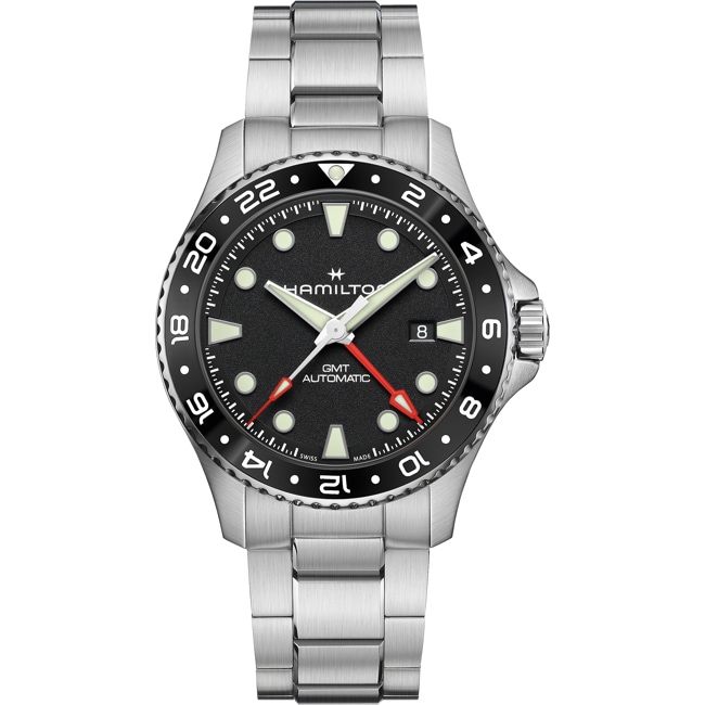 Hamilton Khaki Navy Scuba Auto GMT 43 Noir - H82555130
