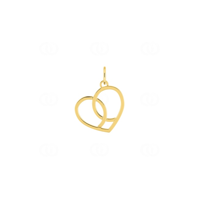 Pendentif cœur or jaune 750/18 ct - 3.7251.00