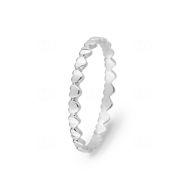 Herzring 375/9 K Weissgold - 9K11299GR