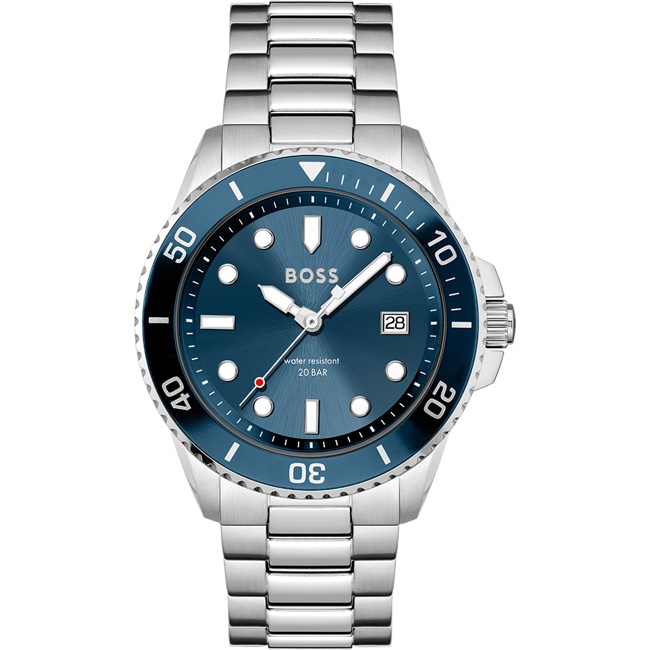 Hugo Boss Ace Diver Silbrig - 1513916