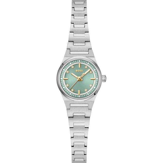 Hugo Boss Candor Gracey Silbrig / Green 20mm - 1502861