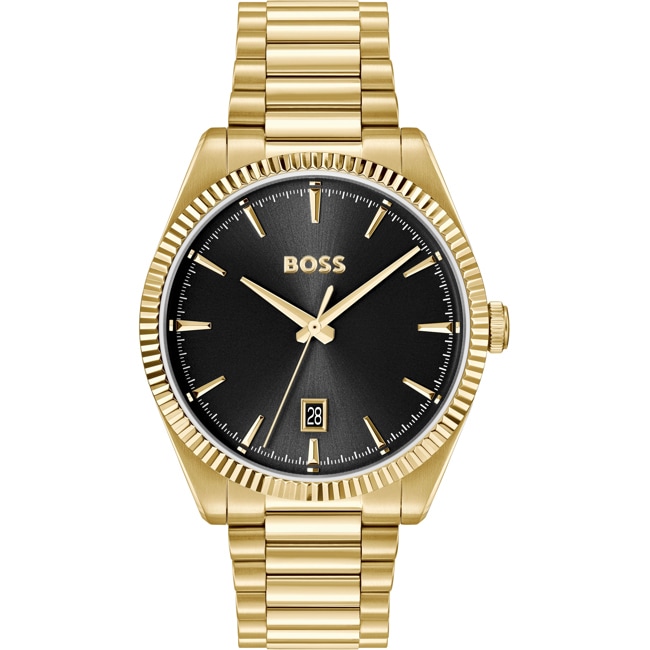 Hugo Boss Cheswik Date Goldig / Schwarz - 1514312