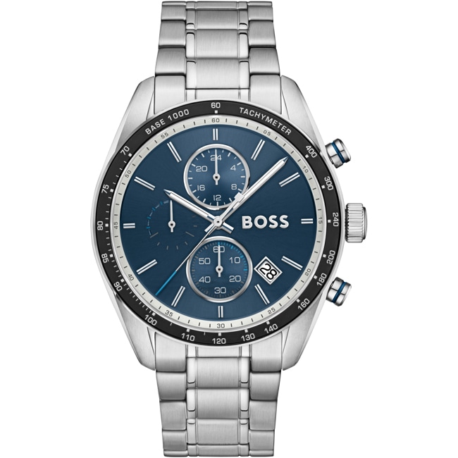 Hugo Boss Grand Prix Chronograph Silvery / Blue - 1514344
