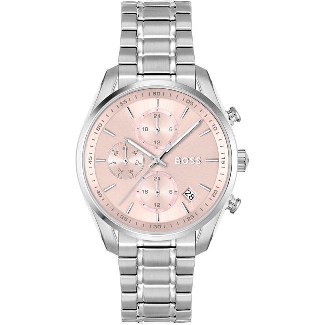 Hugo Boss Grand Tour Ladies Silbrig / Rosa - 1502765