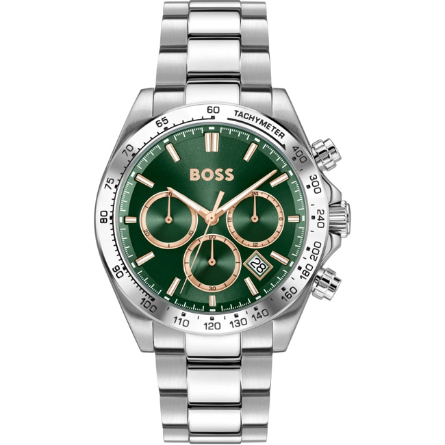 Hugo Boss Hero 2.0 Chronograph 44mm Silvery / Green - 1514268