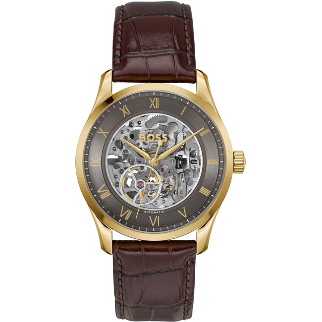 Hugo Boss Principle Skeleton Goldig / Braun - 1514235
