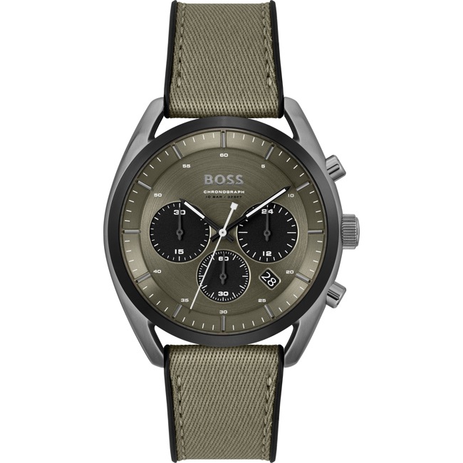 Hugo Boss TOP Chronographe Olive / Gris - 1514092
