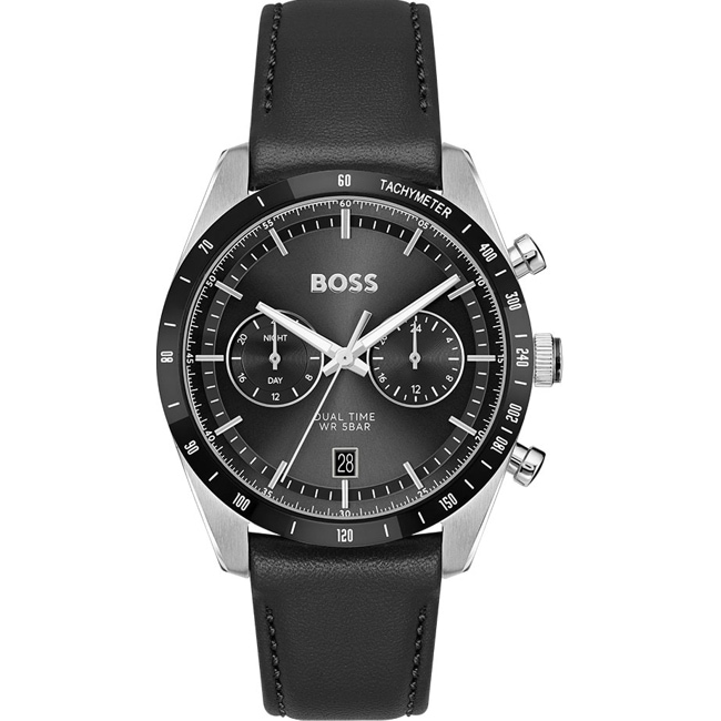 Hugo Boss Tourmaster Dual Argenté / Noir - 1514284