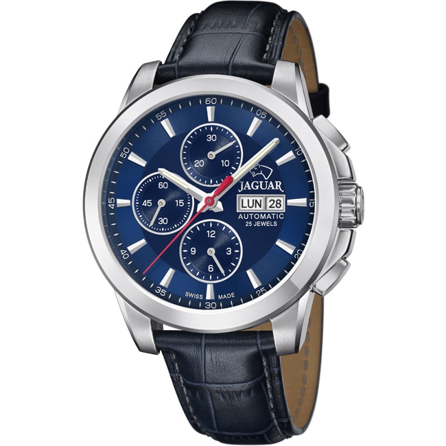 Jaguar Automatic Chronograph Day Date Blue 45mm - J975/6
