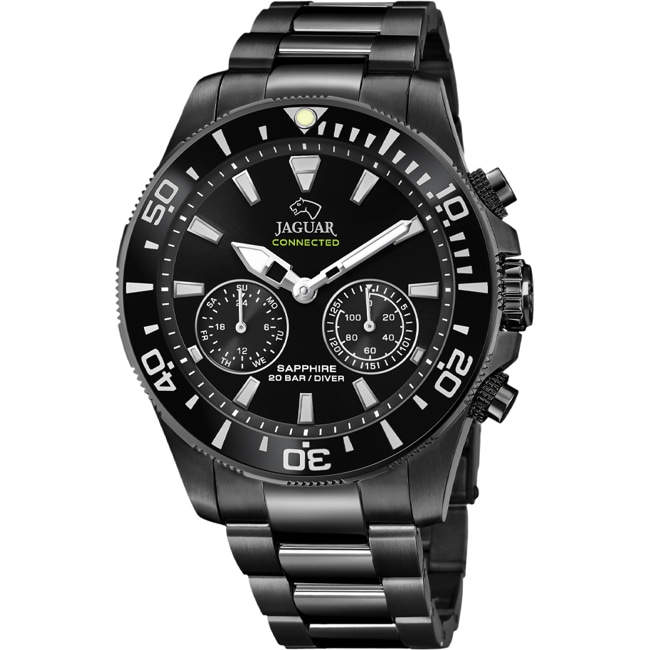 Jaguar Connected Diver Chronograph Hybrid 46mm Black - J929/1