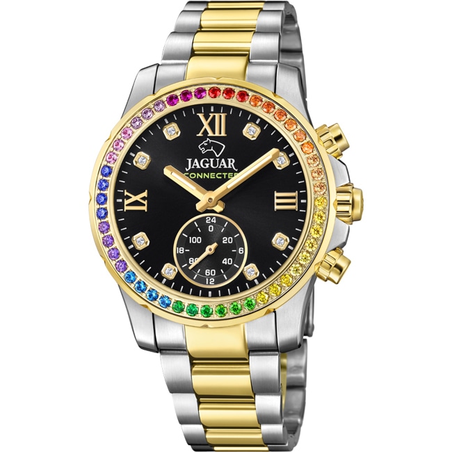 Jaguar Connected Lady Bicolor Goldig / Dark Rainbow 37mm - J982/5