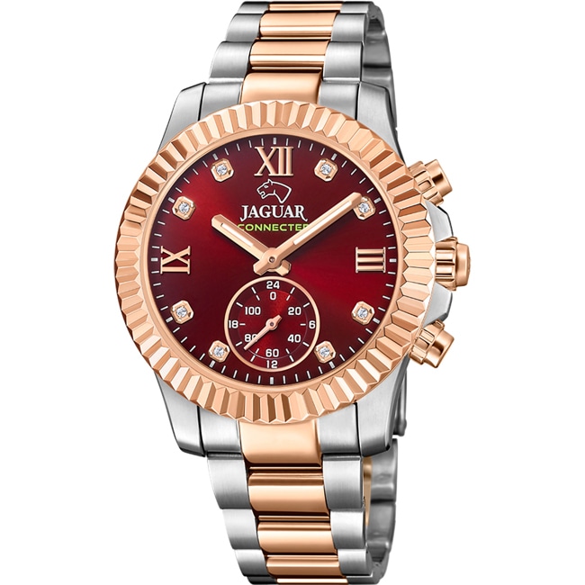 Jaguar Connected Lady Bicolor Rosé / Rot 37mm - J981_J