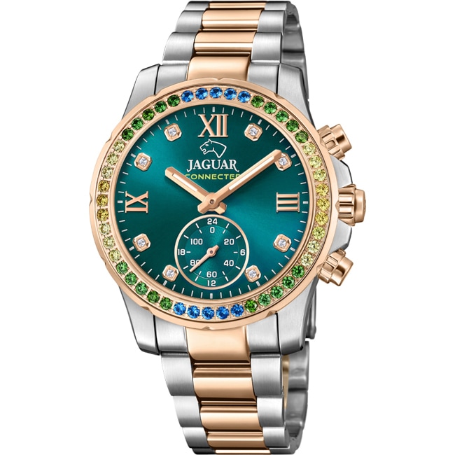 Jaguar Connected Lady Bicolor Rosé / Türkis 37mm Jaguar Connected Lady Bicolor Rosé / Türkis 37mm - J981/6