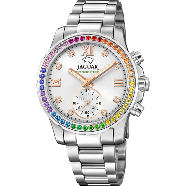 Jaguar Connected Lady Silver / Rainbow 37mm Jaguar Connected Lady Silver / Rainbow 37mm - J980/4