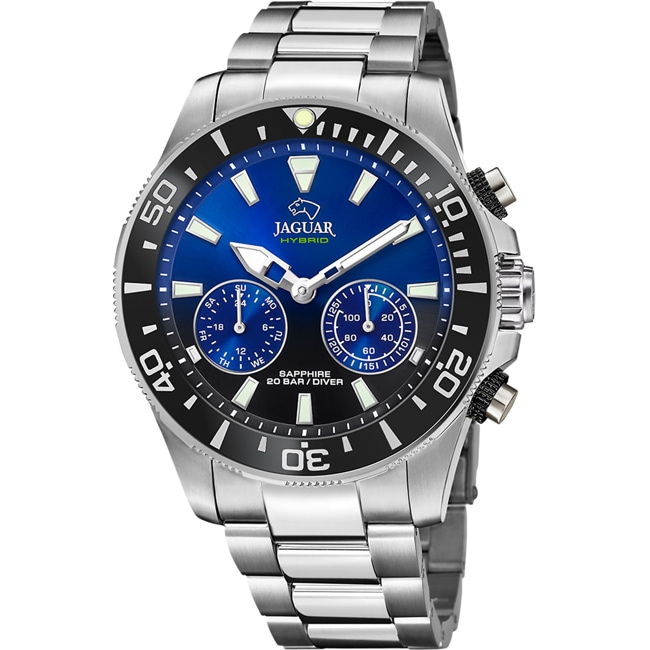 Jaguar Connected Men Diver Chronograph Hybridwatch dreifarbig - J888/6