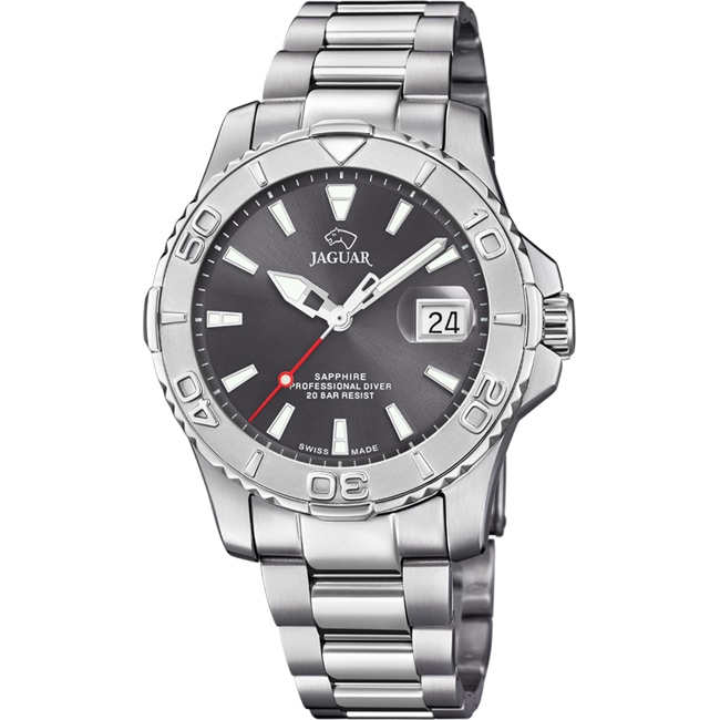 Jaguar Executive Professional Diver Silbrig / Grau 40mm - J969/3