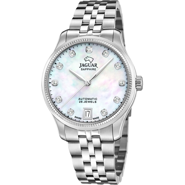 Jaguar Héritage Automatic Silbrig / Permlutt - J1000/3