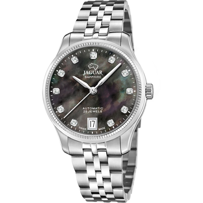 Jaguar Héritage Automatic Silbrig / schwarzes Permlutt  - J1000/6