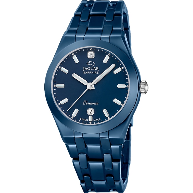 Jaguar Ceramic Date Bleu - J1051/1