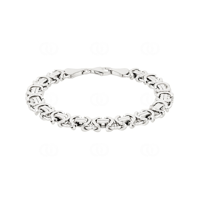 Königsarmband flach 925 Silber 11.2mm - AR-925-052