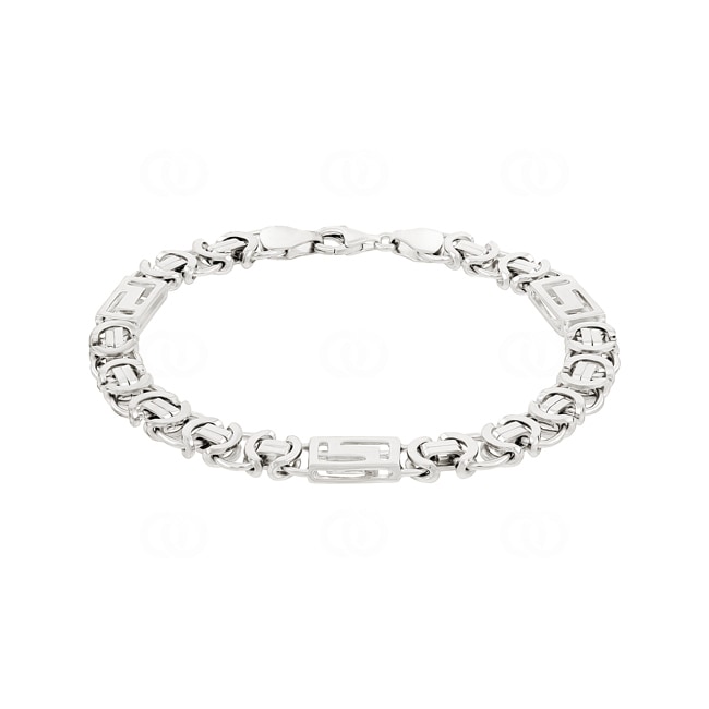 Königsarmband royal flach 925 Silber 7mm Königsarmband royal flach 925 Silber 7mm - AR-925-055-16