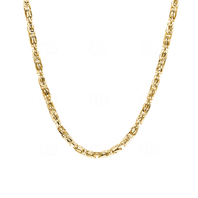 Königskette klassisch 750/18 K Gelbgold halbmassiv 4.2mm Königskette klassisch 750/18 K Gelbgold halbmassiv 4.2mm - KE-2928-GG