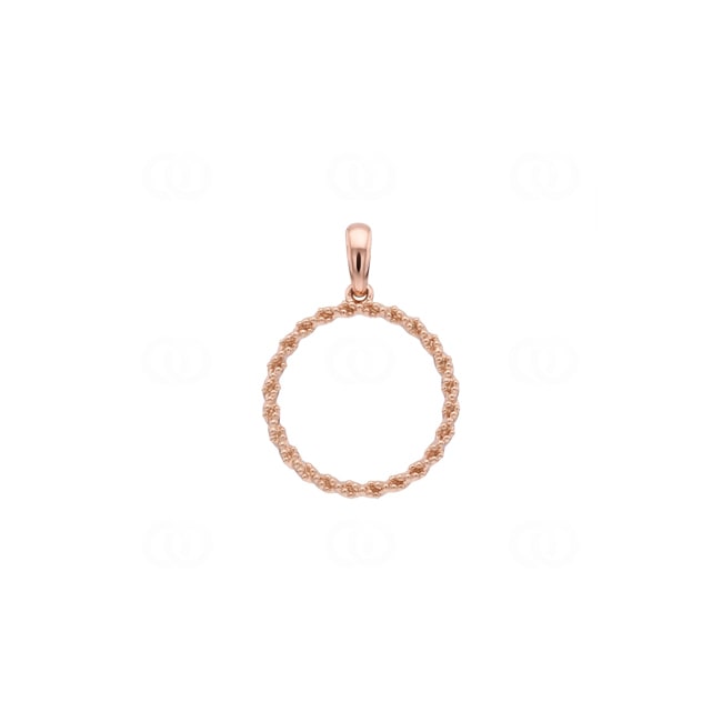 Kordelanhänger 750/18 K Roségold - AN-73819-RG