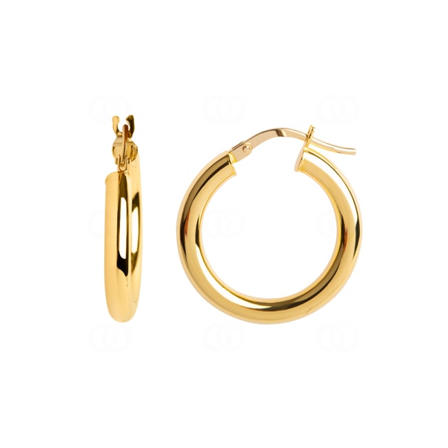 Créoles or jaune 750/18 ct 3mm Ø 20mm - 2502