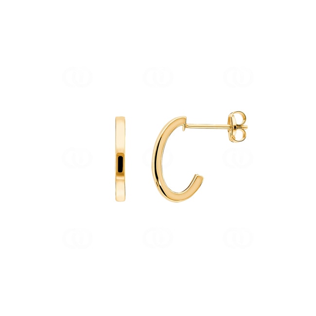 Halbkreolen 750/18 K Gelbgold - 508251.6