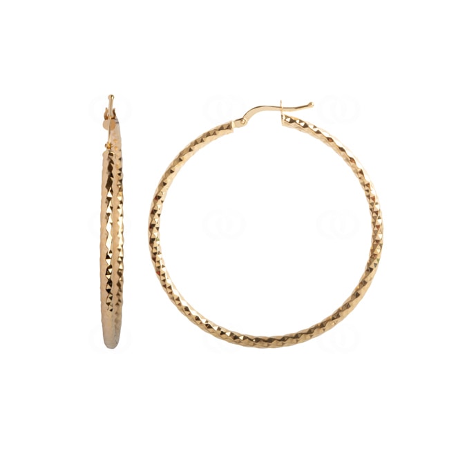 Kreolen 750/18 K Gelbgold Fantasie 2.5mm Ø 30mm - 3631