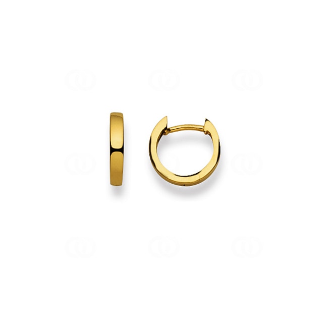 Hoop Earrings 750/18 K Yellow Gold Ø 12mm - 1164.03750/1200