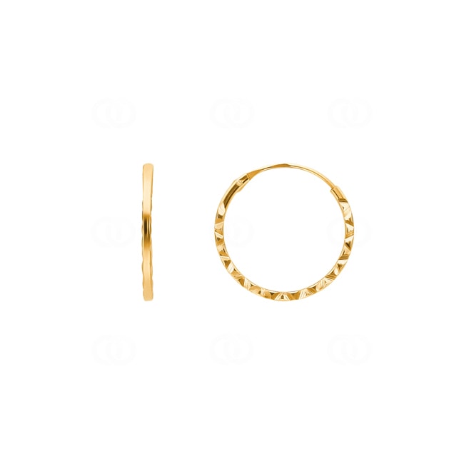 Kreolen 750/18 K Gelbgold Ø 12mm - 8057