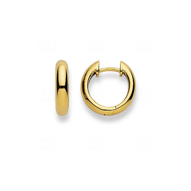 Créoles or jaune 750/18 ct Ø 15mm Créoles or jaune 750/18 ct Ø 15mm - 1164.04092/1500