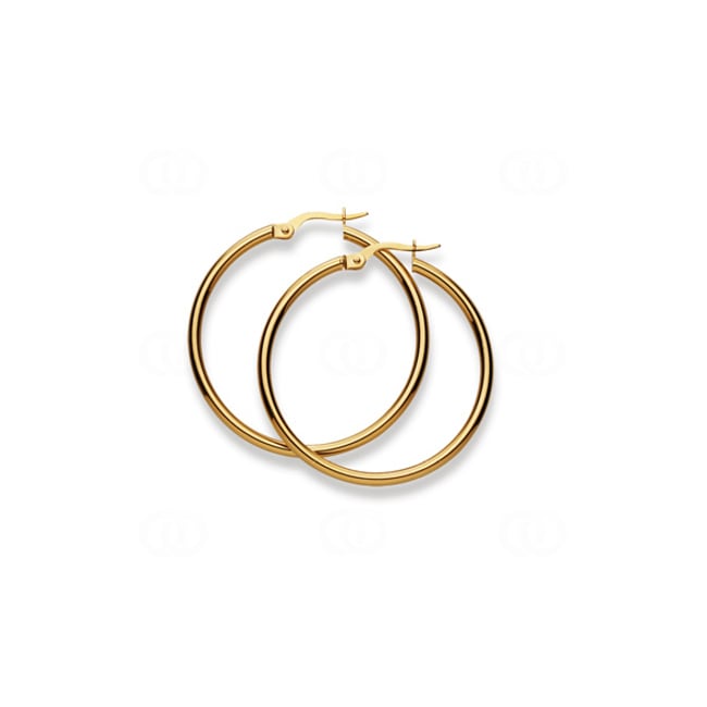 Créoles or jaune 750/18 ct Ø 39mm - 1164.04528/3900