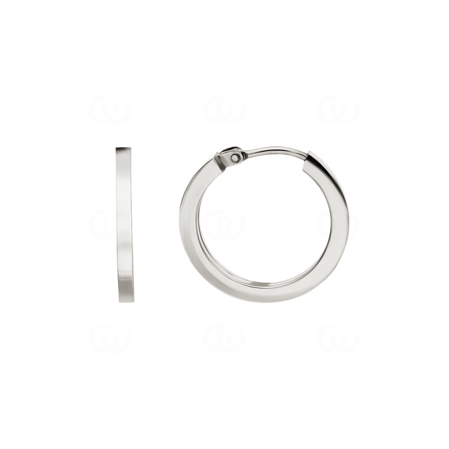 Kreolen 750/18 K Weissgold 2 x 2mm Ø 13mm - 2693.3G