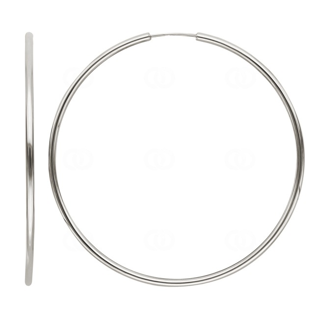 Kreolen 750/18 K Weissgold 2mm Ø 55mm - 3147G