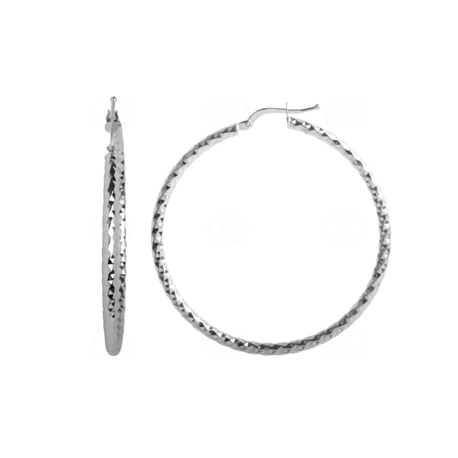 Kreolen 750/18 K Weissgold Fantasie 2.5mm Ø 40mm - 3631GR