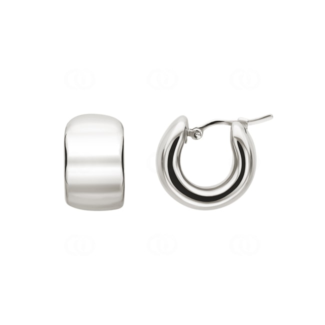 Créoles or gris 750/18 ct electroformée - 5559G