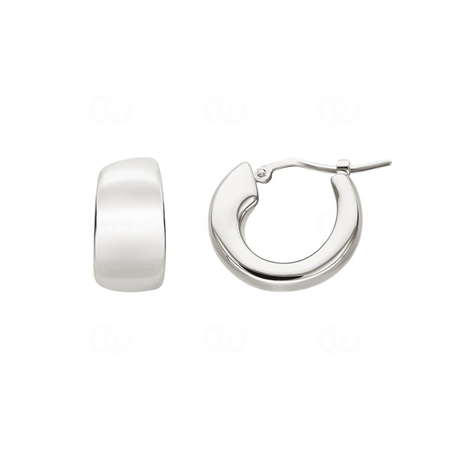 Kreolen 750/18 K Weissgold galvanisiert - 9501G