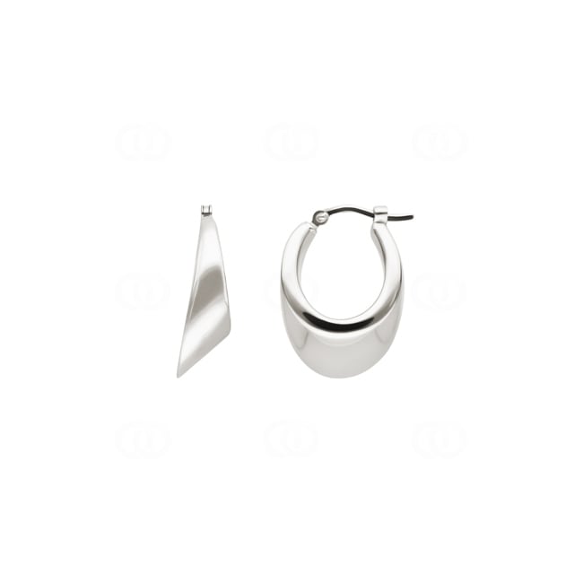 Kreolen 750/18 K Weissgold galvanisiert - 9582G