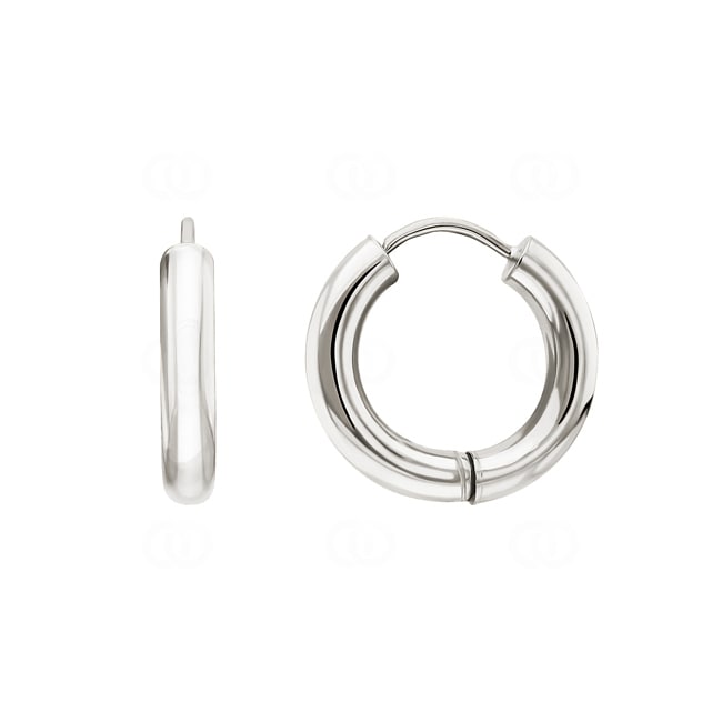 Kreolen 750/18 K Weissgold Ø 10mm - OGO2013