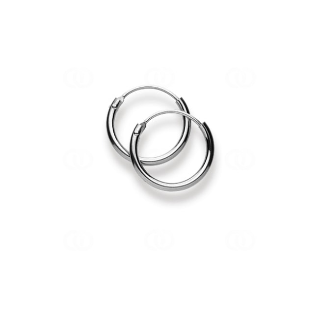 Kreolen 750/18 K Weissgold Ø 13mm - 1264.04348/1300