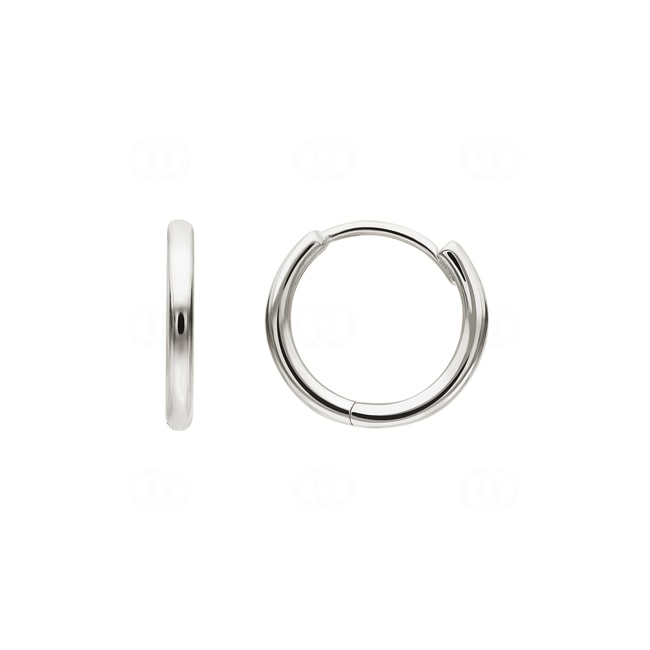 Créoles or gris 750/18 ct Ø 14.8mm - OGO2175