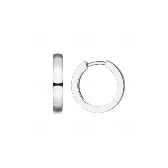 Créoles or gris 750/18 ct Ø 16mm - 1264.03110/0161