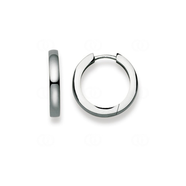 Kreolen 750/18 K Weissgold Ø 18mm - 1264.03113/0182