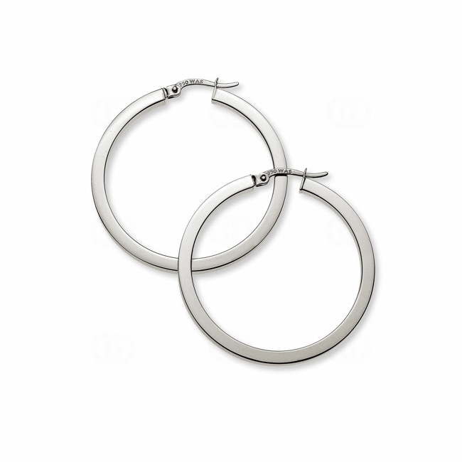 Kreolen 750/18 K Weissgold Ø 30mm - OGO2029