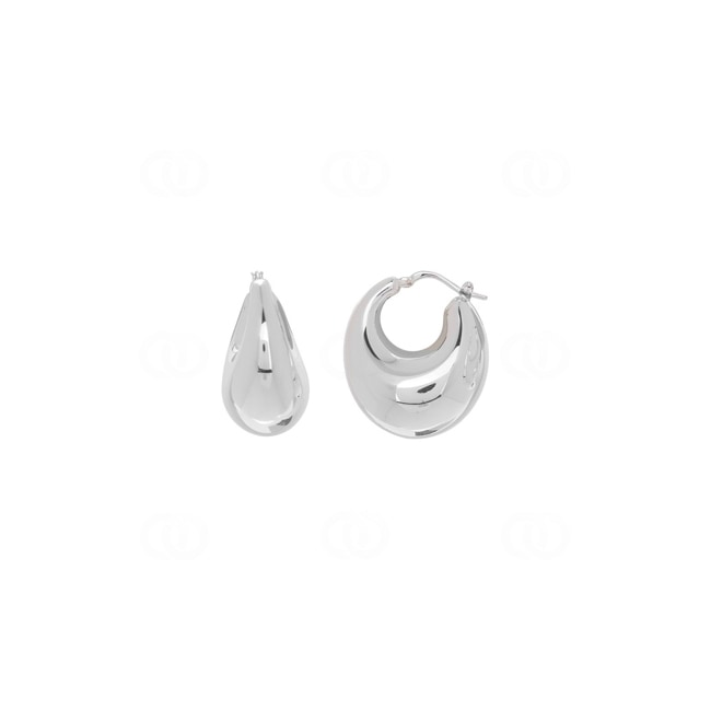 Hoop Earrings 925 Silver electroplated - 305821
