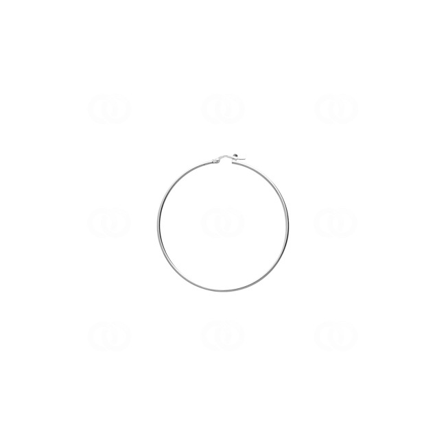 Kreolen 925 Silber massiv rhodiniert 1.6mm Ø 40mm - 305280