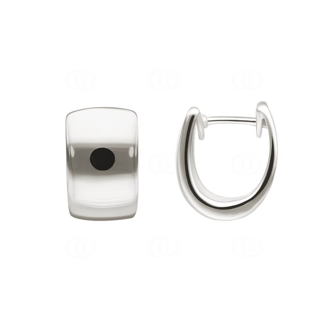 Kreolen 925 Silber rhodiniert - AAWM33