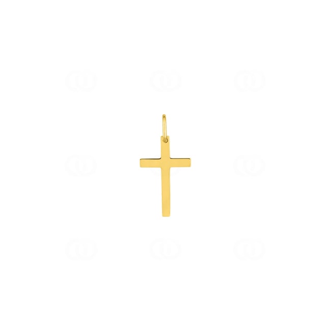 Kreuzanhänger 750/18 K Gelbgold 10 x 19mm - 3.7325.00